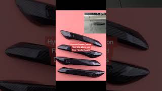 Hyundai Sonata 2021202220238th Generation Carbon Door Handles Side Mirrors Cover [upl. by Bovill]