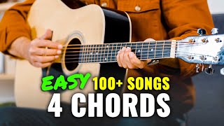 Easy Guitar Songs For Beginners Using 4 Chords [upl. by Alastair]