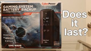 How long will my 125 battery backup power my network and Server for CyberPower GX1325U [upl. by Aihpos]