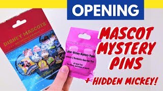 Opening WDW Disney Mascots  Hidden Mickey Mystery Pins [upl. by Judon]