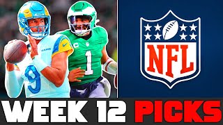 NFL WEEK 12 PICKS 2024 [upl. by Joerg]