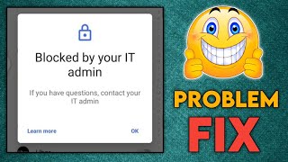 blocked by your it admin problem [upl. by Zetrac]