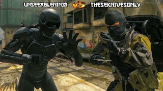 THESEKNIVESONLY vs UNSEEABLENINJA MW3 Funny Ninja Moments [upl. by Eerihs]