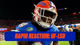 Rapid Reaction to UFs 2716 win over LSU  Florida Gators Football [upl. by Levitan593]