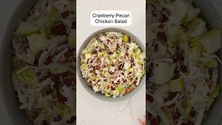 Cranberry Pecan Chicken Salad saladrecipe fallrecipes chickensaladrecipe [upl. by Aneeuqal]