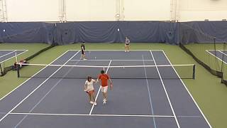 2013 USTA Mix Open Doubles Indoor National [upl. by Atyekram]