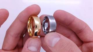 Gold Plated Tungsten Ring [upl. by Grimbal353]