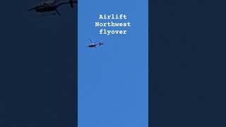 Airlift Northwest flyover aviation helicopter planespotting plane airbus h135 [upl. by Aneryc]