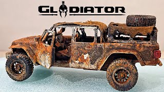 Abandoned Jeep GLADIATOR The Desert Beast  Restoration Damaged Jeep Rubicon Complete Process [upl. by Aicilra]