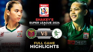 DLSU VS UP WVT  Shakeys Superleague 2024  Full Game Highlights [upl. by Albur]