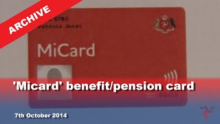 IoM TV archive Micard benefitpension card 7102014 [upl. by Anegal]