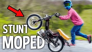 My New Stunt Moped Build Is Insane [upl. by Mariejeanne]