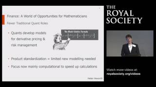 Mathematics delivering the advantage from manufacturing to finance [upl. by Isaak]