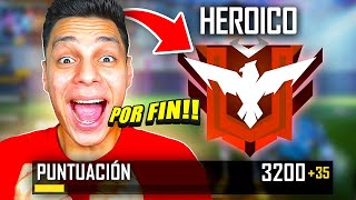 ¡ASÍ FUE como SUBÍ A HEROICO por PRIMERA VEZ después de 4 AÑOS en FREE FIRE mi mejor video Yair17 [upl. by Ydnarb537]