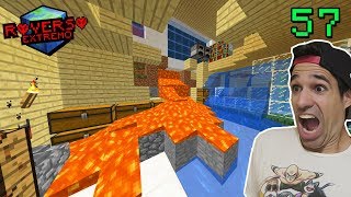 RECOSTRUIMOS LA CASA EXPLOTADA  Minecraft Roverso Extremo Episodio 57 [upl. by Alda15]