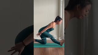 Half Splits Yoga for Hanumanasana amp tight hamstrings yoga yogaforbeginners hipopening hamstrings [upl. by Tomaso]