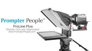 ProLine Plus  Modular Teleprompter  wwwPrompterPeoplecom [upl. by Adnilre432]