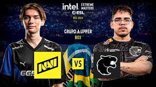 FURIA vs NAVI  IEM RIO 2024  FASE DE GRUPOS  GRUPO A UPPER  BO3  HIGHLIGHTS [upl. by Ahsenar]