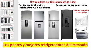 Cuales Son Los Mejores Refrigeradores Actuales Y A Futuro Cuales No comprar SOLUCION [upl. by Ling]