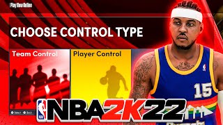 Going for 100 POINTS with Carmelo Anthony in NBA 2K22 Player Control [upl. by Alanah512]