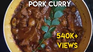 Kerala style pork curry Easter special Easy recipe [upl. by Gnav]