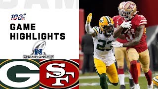 Packers vs 49ers NFC Championship Highlights  NFL 2019 Playoffs [upl. by Atirma]