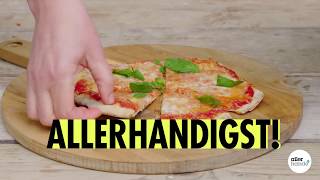 Allerhandigst bloempotschaal als pizzaplaat  Allerhande [upl. by Meeharbi]