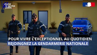 Pour vivre lexceptionnel au quotidien rejoignez la Gendarmerie nationale [upl. by Leik]