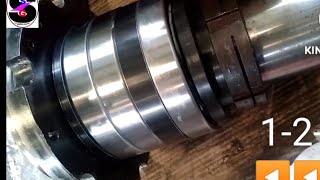 how to change cnc machine spindle bearing cnc lathe machine spindle bearing replacement spindle [upl. by Slater]