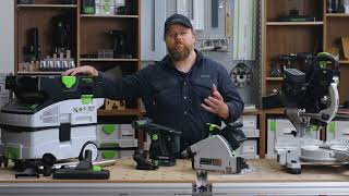 Festool Cordless Mobile Dust Extractor CTMC MIDI Run Time [upl. by Ellswerth]