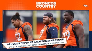 Examining Denvers depth at each position group  Broncos Country Tonight [upl. by Edy]