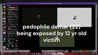 Demar EXPOSED for grooming 12 year old HES 22 YEARS OLD [upl. by Alexia]