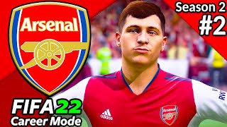 BARELLA THE ITALIAN STALLION FIFA 22 Arsenal Realism Career Mode S2 2 [upl. by Namrej]