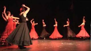 Apresentação de Dança  Flamenco Sevillanas  Academia Carla Lazazzera [upl. by Ylrebnik906]