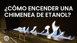 ¿Como encender una chimenea de Etanol [upl. by Ann]