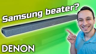 Denon DHTS517 review Better than Samsung HWQ700A soundbar [upl. by Alidia]