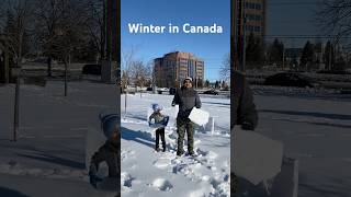 Winter in Ottawa Canada  Winter life in Canada  How to enjoy winter snow  Winter Life in Canada [upl. by Ahsiemat851]