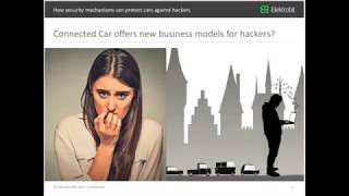 Webinar How security mechanisms can protect cars against hackers [upl. by Sitnerp]