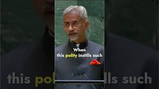 Dr S Jaishankar rebuked Pakistan at UNGA news shorts youtubeshorts ytshort [upl. by Kerek]