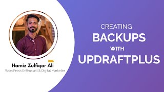 How to create backup using UpdraftPlus Backup PluginURDUHINDI [upl. by Una272]