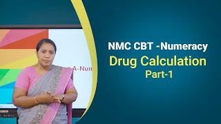 NMC CBT Numeracy Drug Calculation Part1 [upl. by Llerruj245]