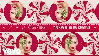 Gwen Stefani  You Make It Feel Like Christmas Lyric Video ft Blake Shelton [upl. by Starbuck]