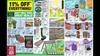 Menards 11 OFF Everything Sales Ad Flyer 0601202306112023Week 16 [upl. by Iddo]