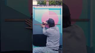 Composition 23 Aerosol Paint on Canvas timelapse [upl. by Aihsia241]