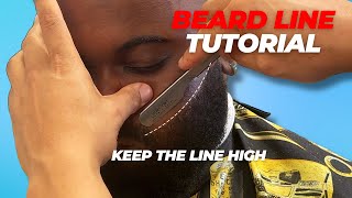 Beard Lineup Tips Get the Sharp Line Without Pushing Down the Beard [upl. by Yob]