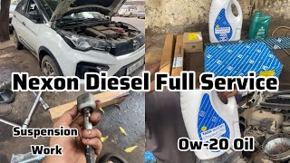 Nexon Diesel Full Service amp Suspension Work Pankaj Cars Tech [upl. by Ryter]