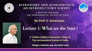 Lecture 1 What are the Stars [upl. by Maro]