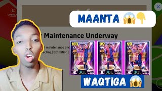 Wow 😱 Maxaa lasoo wadaa game ka maanta  Waqtiga lasoo fasaxaayo  Free Epics  Coins  efootball [upl. by Kauslick]