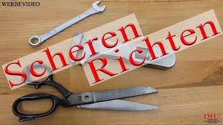 Schere Messer Schleifen Polieren und Richten [upl. by New]