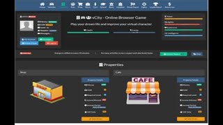 Online Browser Game  vCity PHP Script  Free PHP Script [upl. by Ragan773]